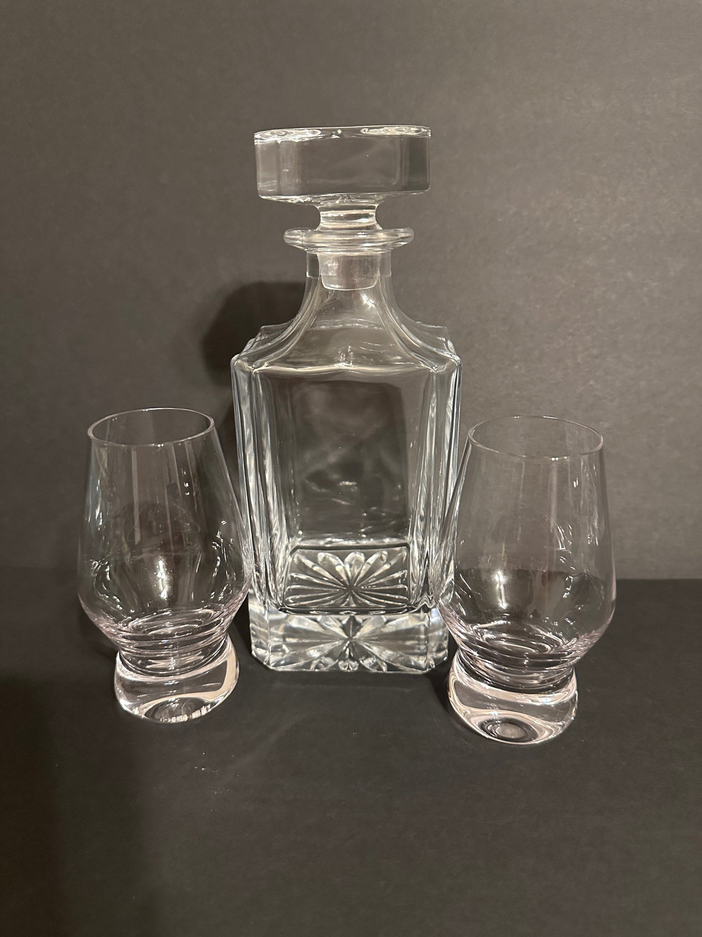 Square Bar set whiskey/nosing glasses