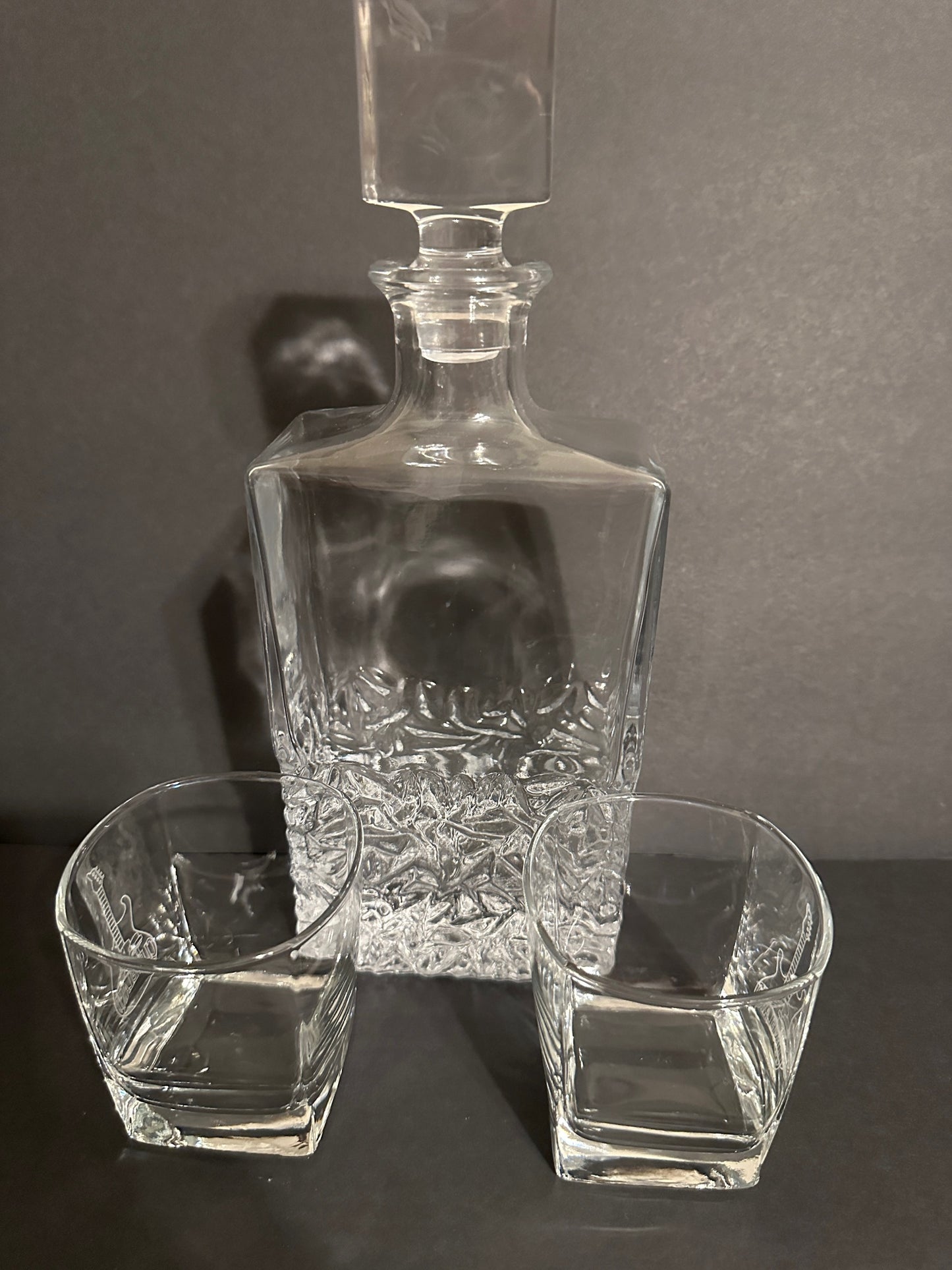 Fancy Bar set rocks glasses