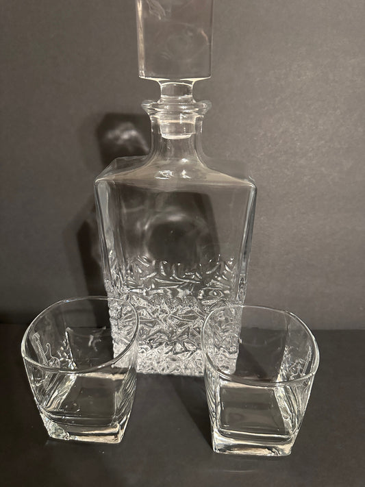 Fancy Bar set rocks glasses