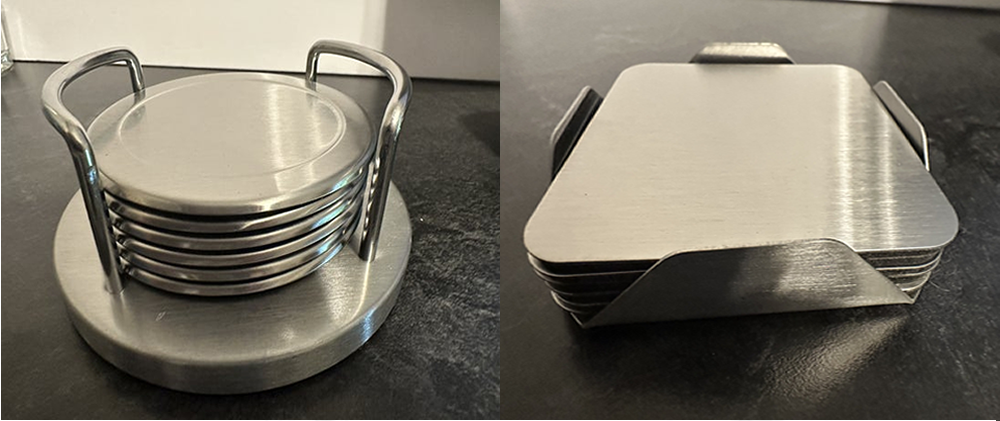 Stainless Steel Coaster set