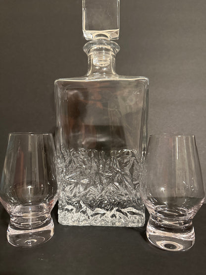 Fancy Bar set whiskey/nosing glasses