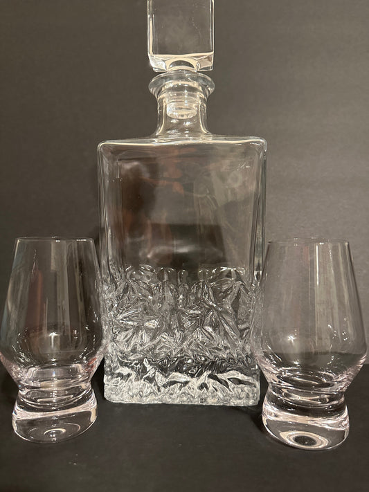 Fancy Bar set whiskey/nosing glasses