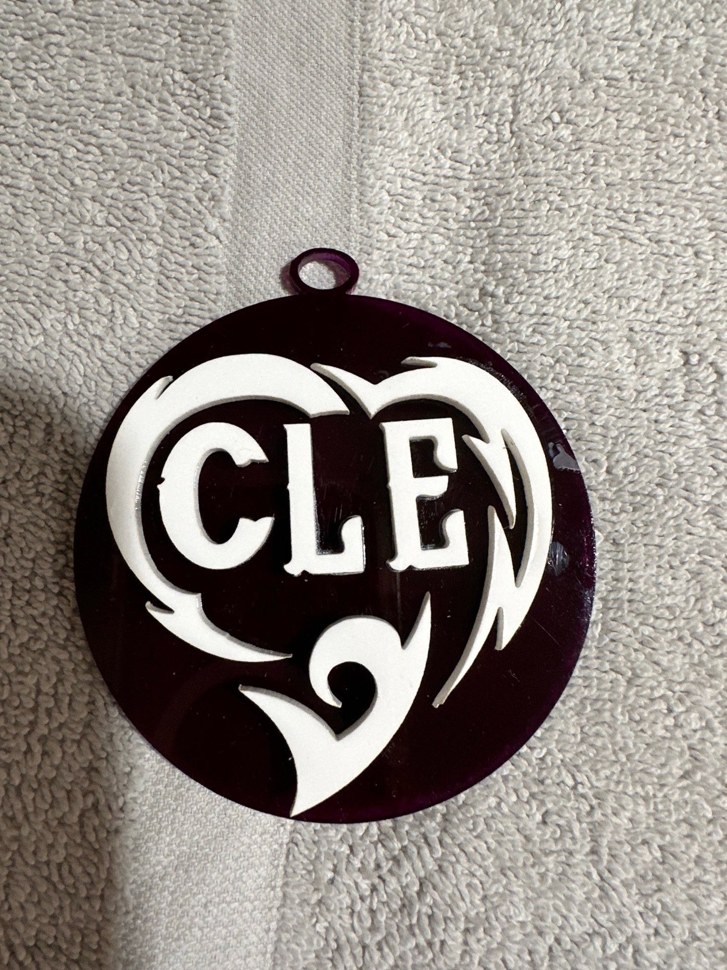 Custom acrylic ornament