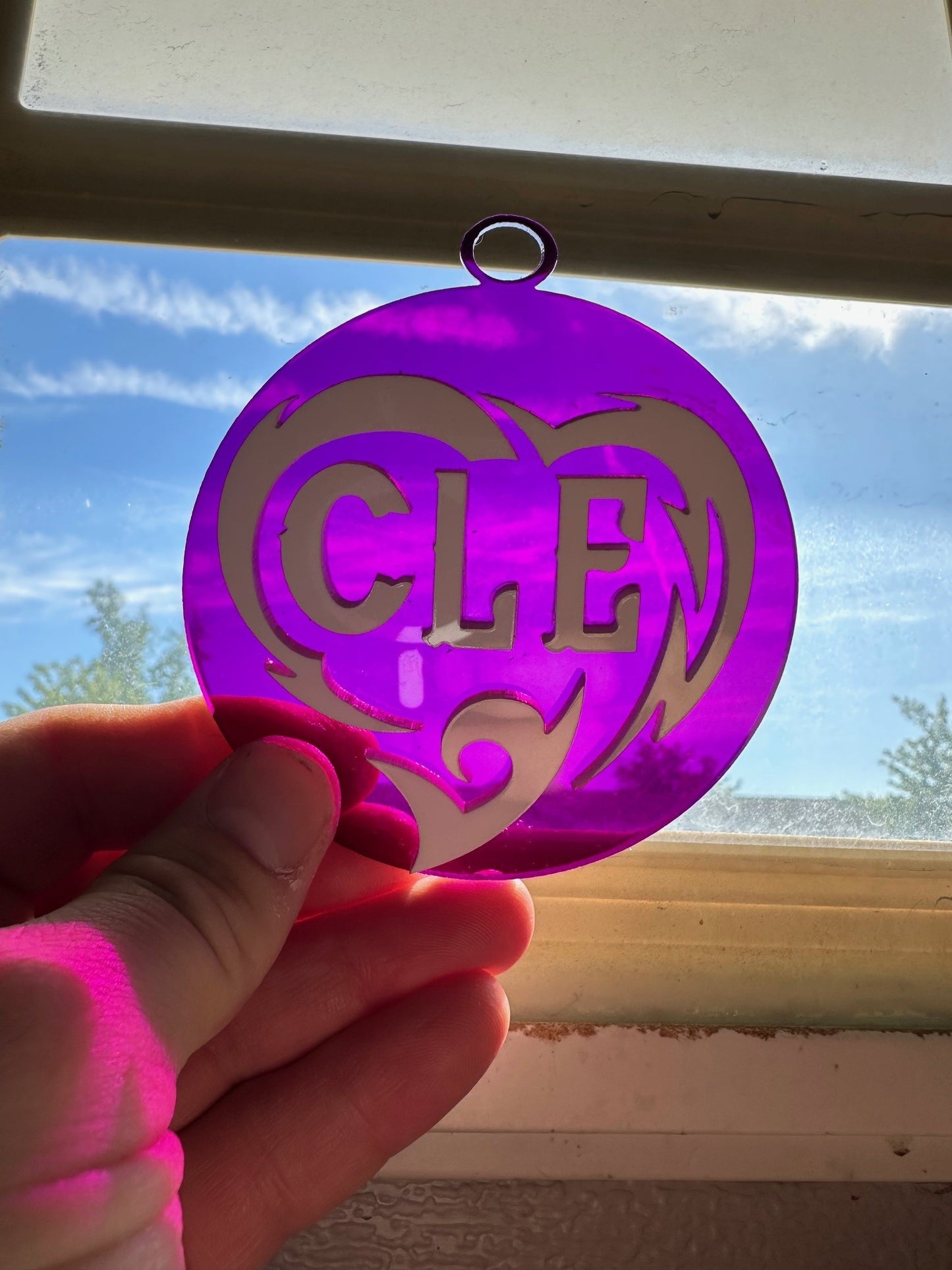 Custom acrylic ornament