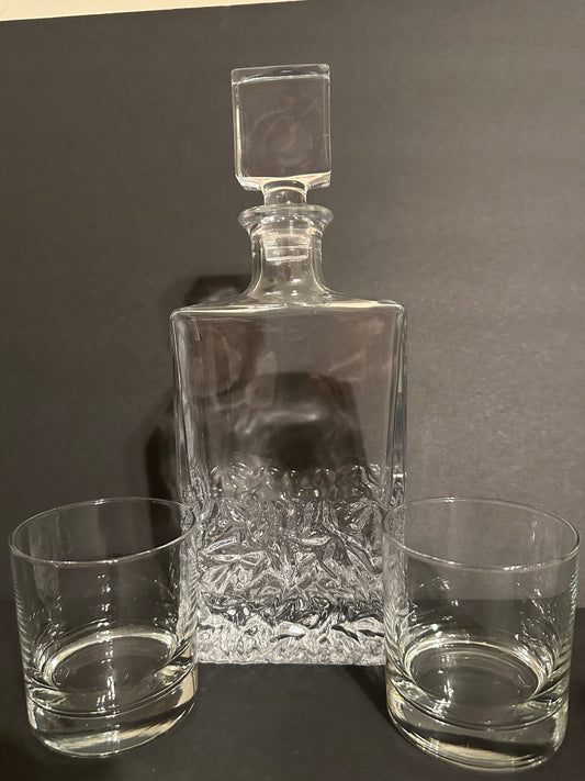 Fancy Bar set rocks glasses