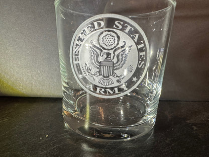Military Rocks glass