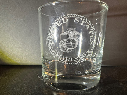 Military Rocks glass