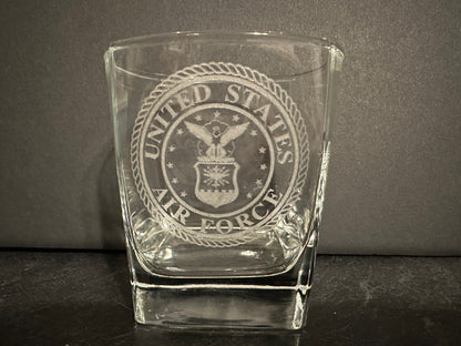 Military Rocks glass