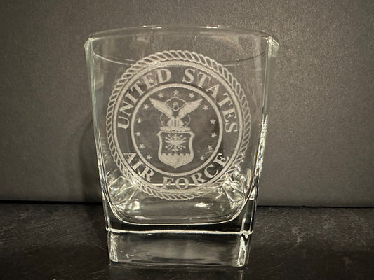 Military Rocks glass