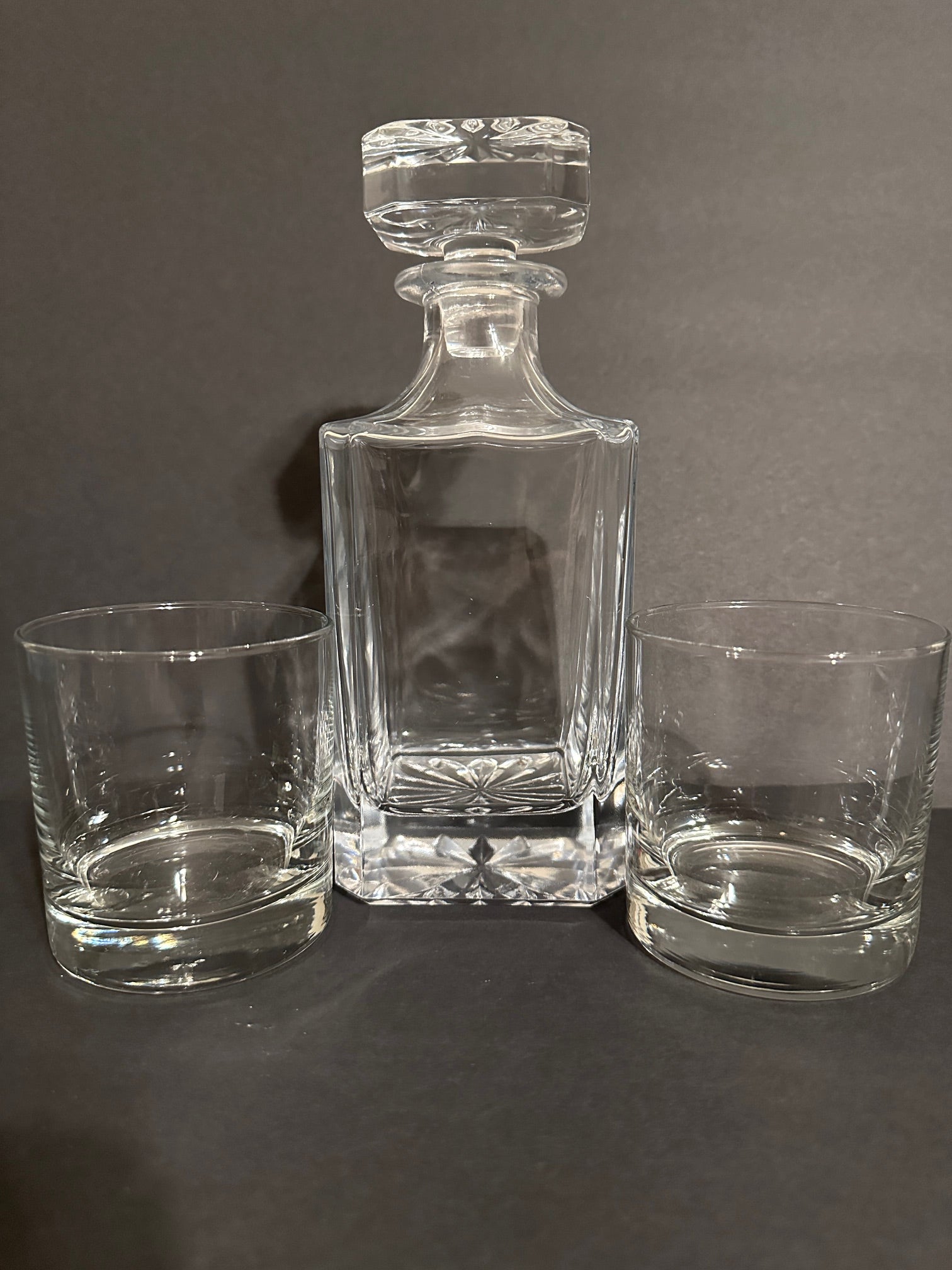 Square Bar set rocks glasses – black dragon designs