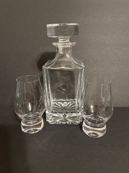 Square Bar set whiskey/nosing glasses