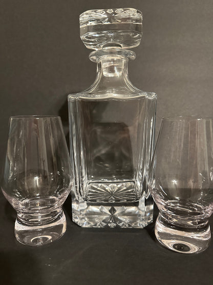 Square Bar set whiskey/nosing glasses